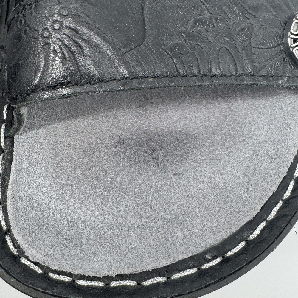 Alegria DIN-511X Black Leather‎ Slide Sandals Women's EU 39 US 9 Comfort Shoes - Picture 9 of 10